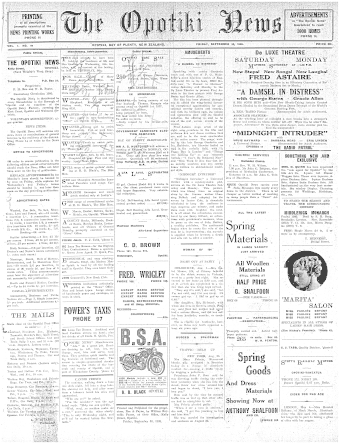Issue page