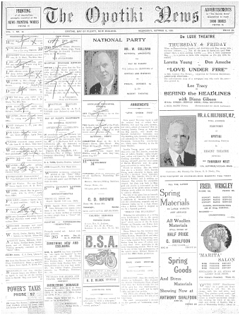 Issue page