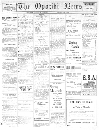Issue page