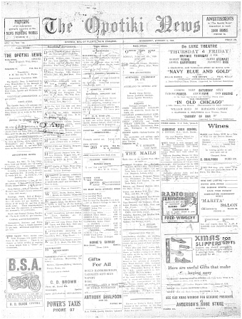 Issue page
