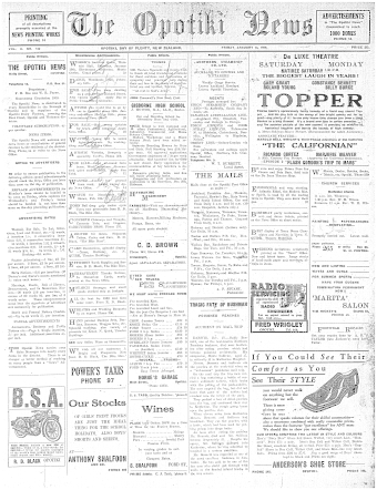Issue page