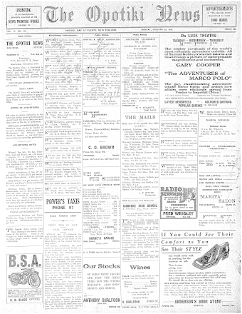 Issue page