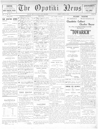 Issue page