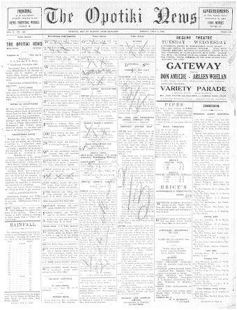Issue page