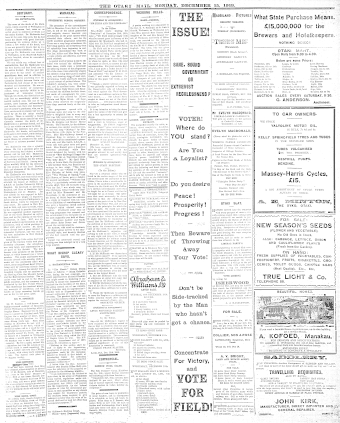 Issue page