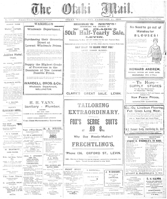 Issue page