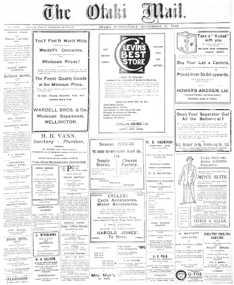 Issue page
