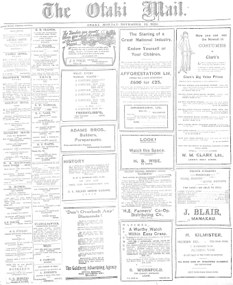 Issue page