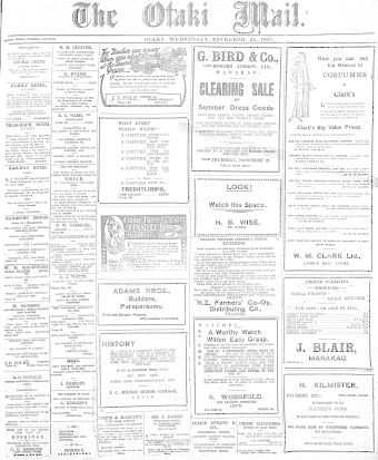 Issue page