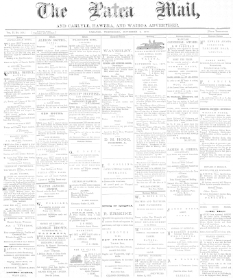 Issue page