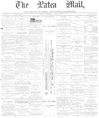 Issue page