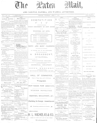 Issue page