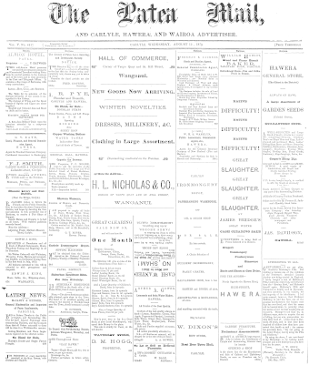 Issue page