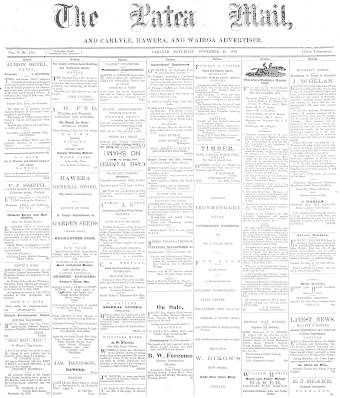 Issue page