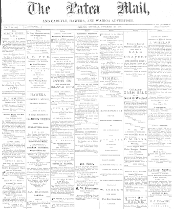 Issue page