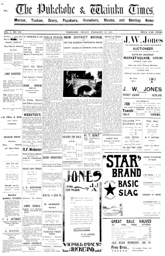 Issue page