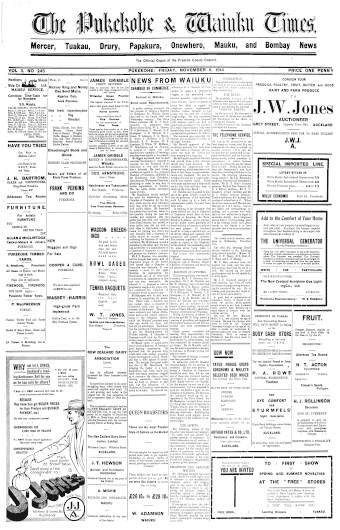 Issue page