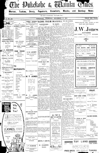 Issue page