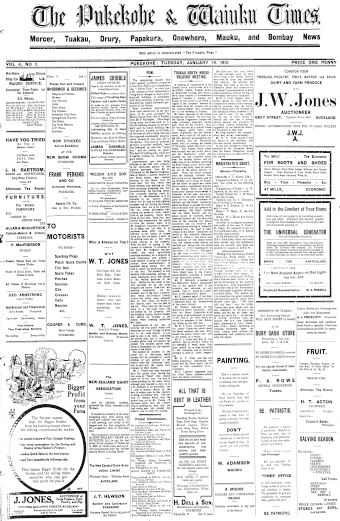 Issue page