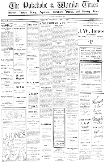 Issue page