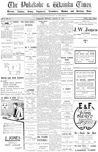 Issue page