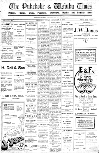 Issue page
