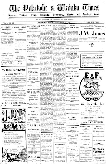 Issue page