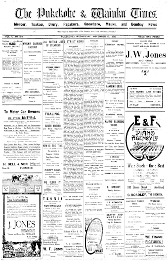 Issue page