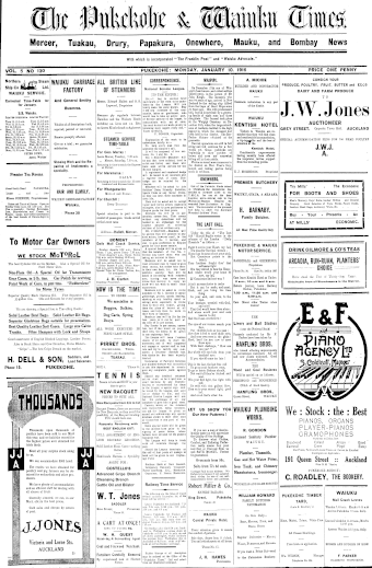 Issue page