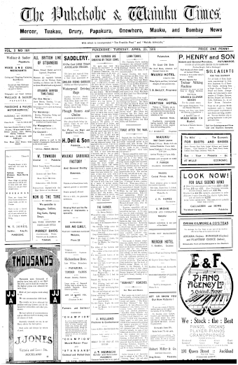 Issue page