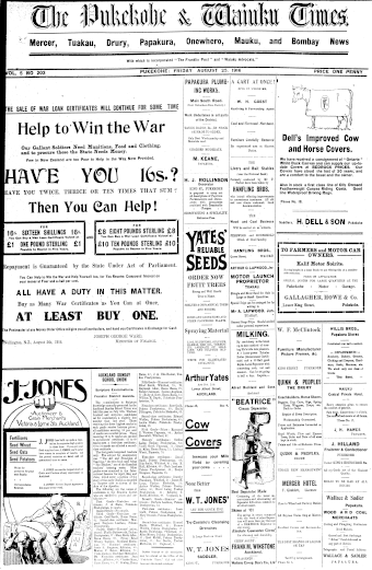 Issue page