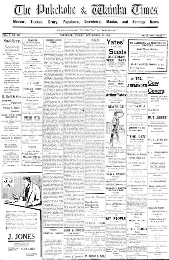 Issue page