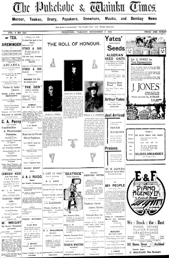 Issue page