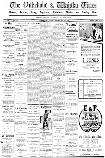 Issue page