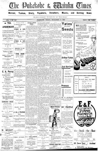 Issue page