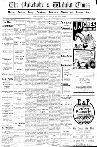 Issue page