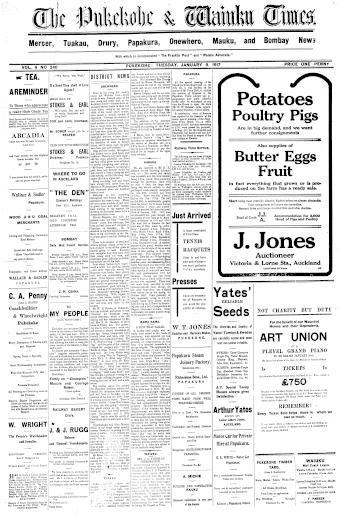 Issue page