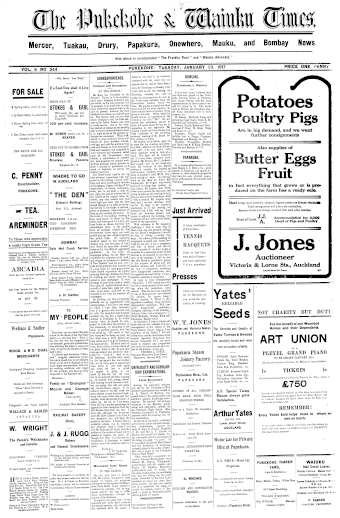 Issue page