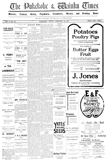 Issue page