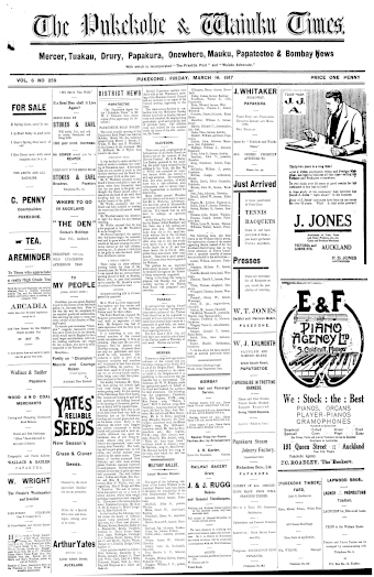 Issue page