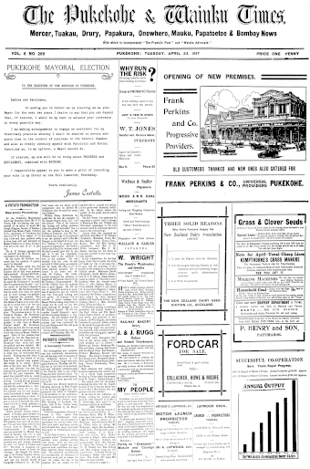 Issue page