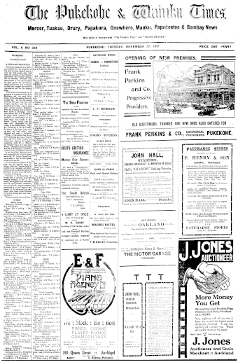 Issue page