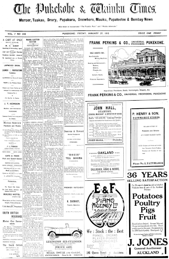 Issue page