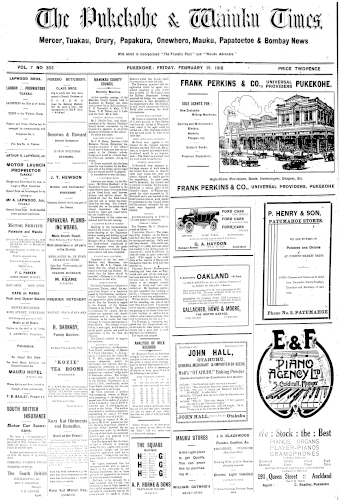 Issue page