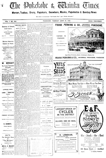 Issue page