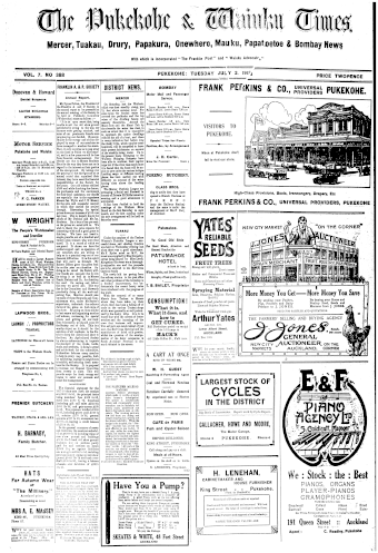 Issue page