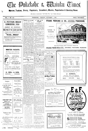 Issue page