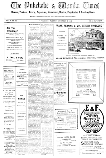 Issue page