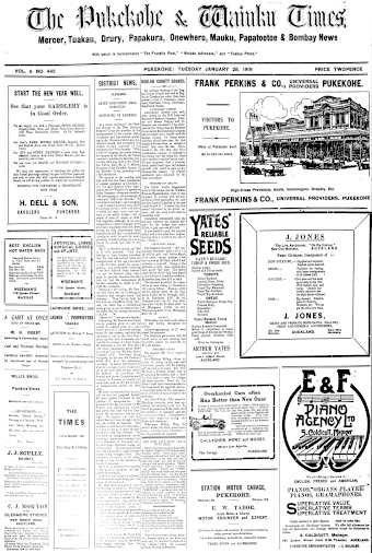 Issue page
