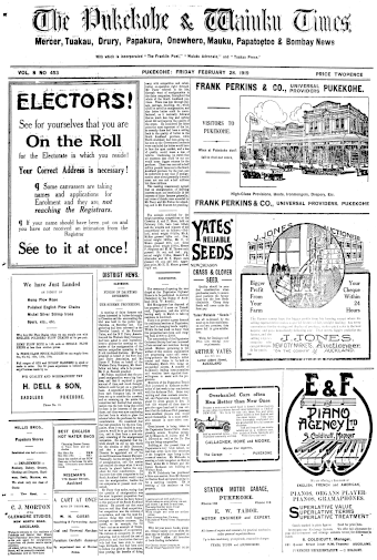 Issue page